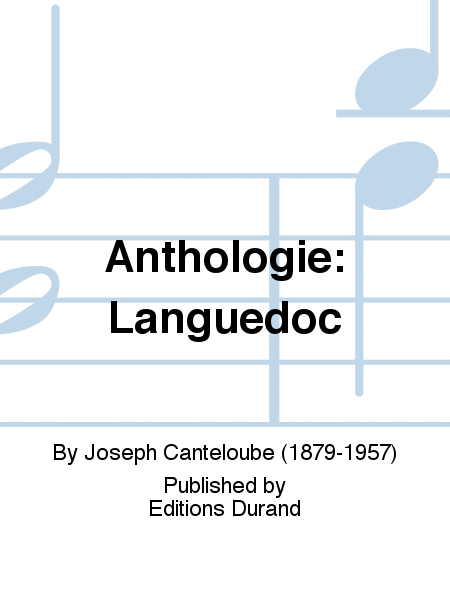 Anthologie: Languedoc