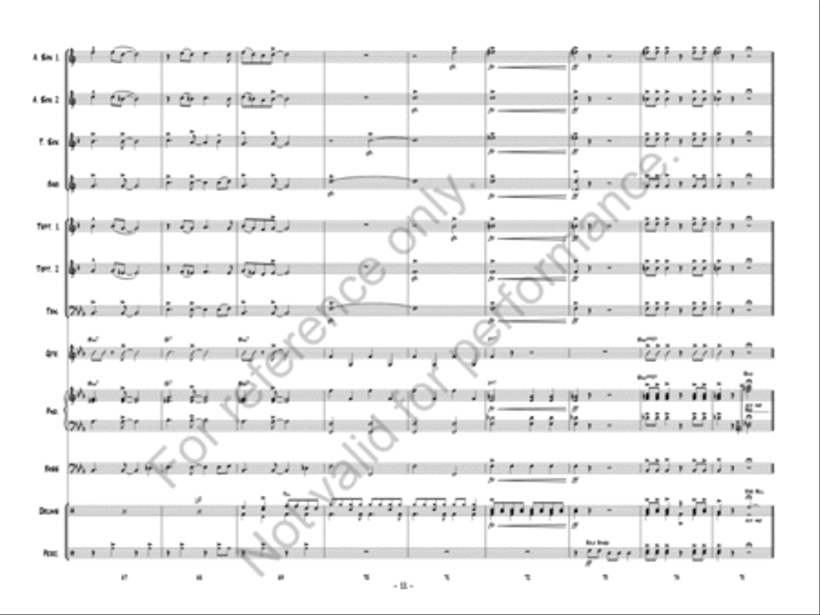 Agent Undercover Jazz Ensemble scores gallery preview page 12