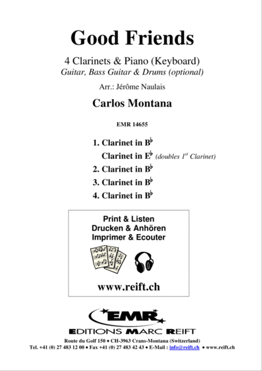 Good Friends Clarinet scores gallery preview page 2