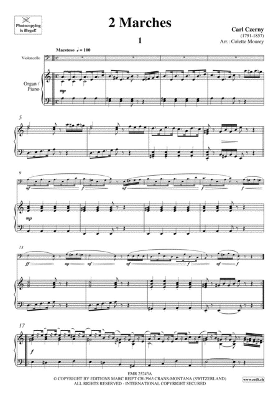 2 Marches Organ scores gallery preview page 3