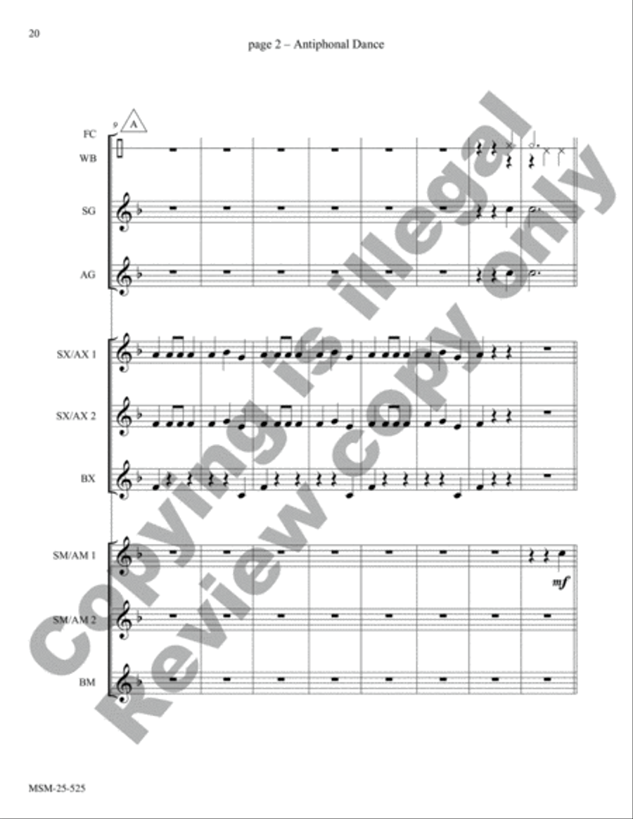 Six Original Compositions for Orff Ensemble Sacred scores gallery preview page 13