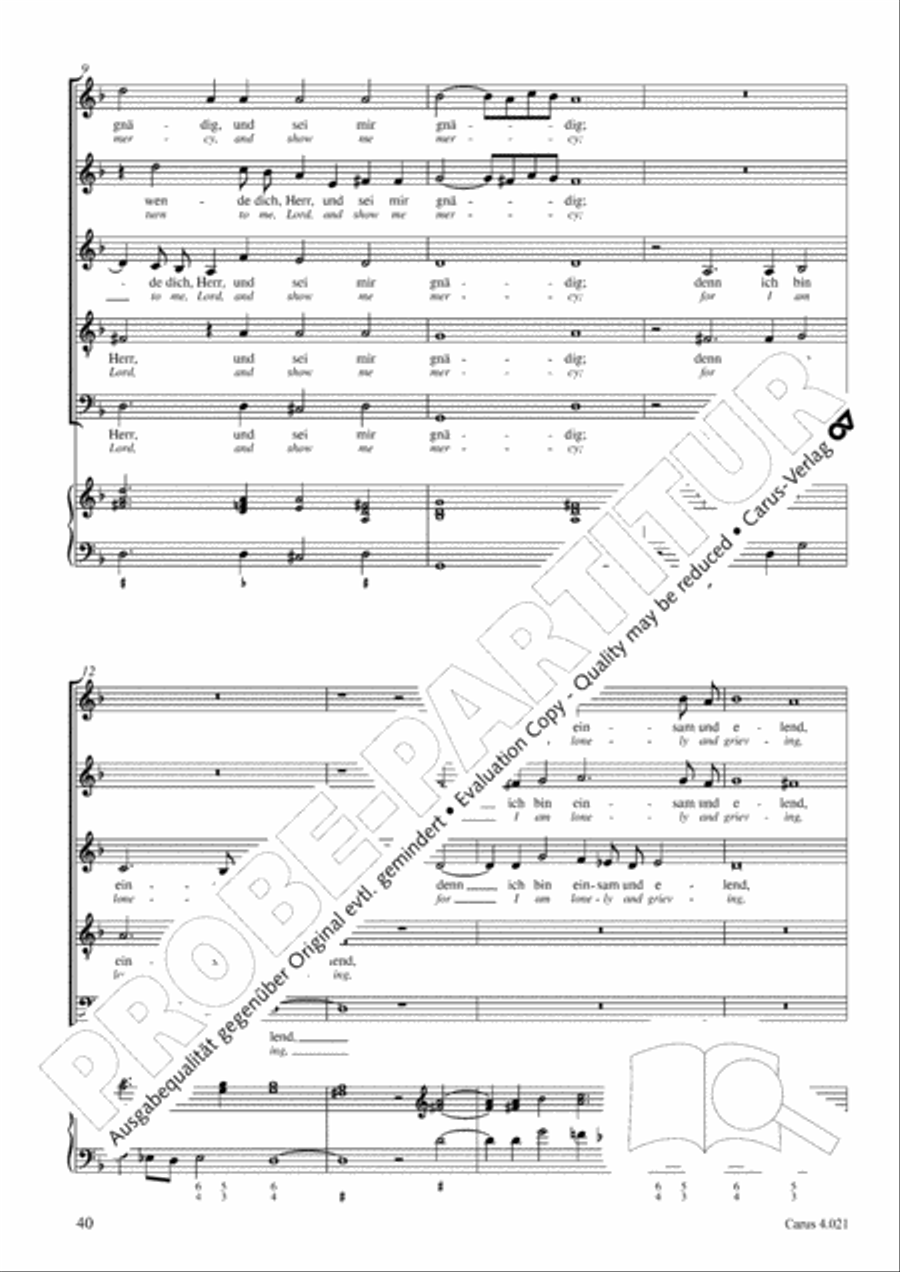 Schein: Israelsbrunnlein. Fontana d'Israel. Complete edition Choir scores gallery preview page 47