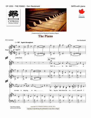 Book cover for The Piano