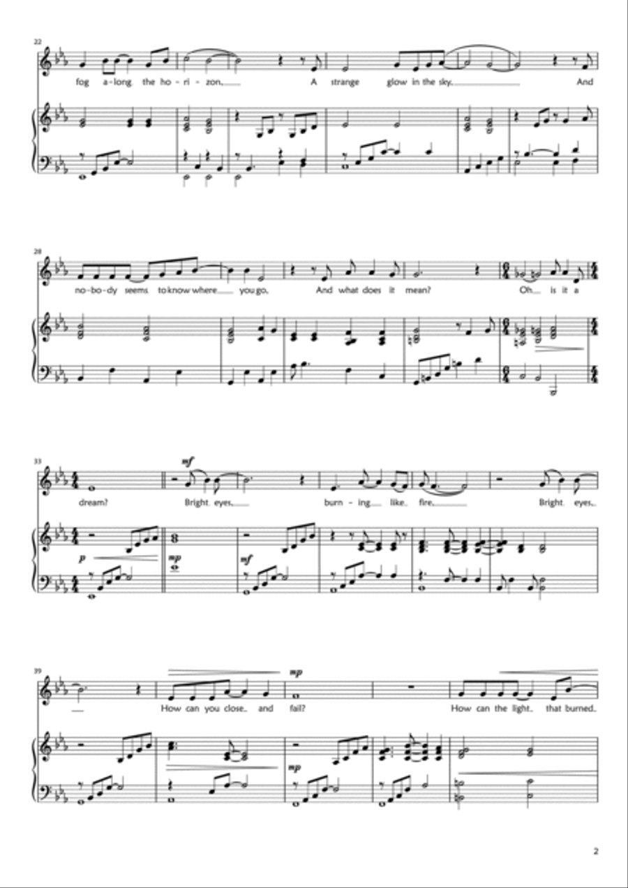 Bright Eyes Bright Eyes Voice scores gallery preview page 2