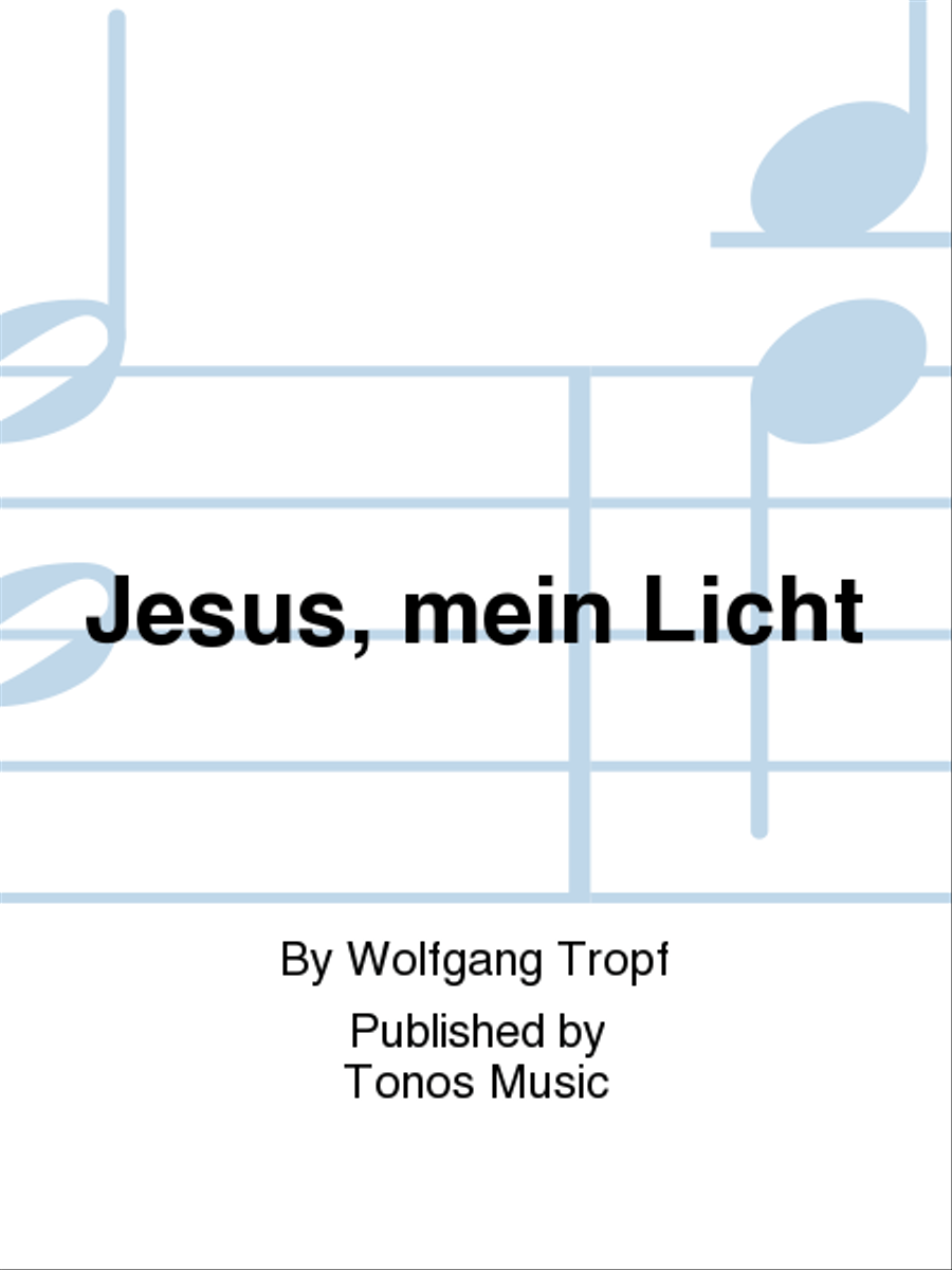 Jesus, mein Licht TTBB scores gallery preview page 1
