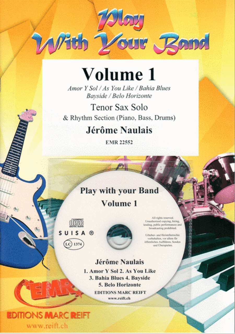 Play With Your Band Volume 1 Tenor Saxophone scores gallery preview page 1