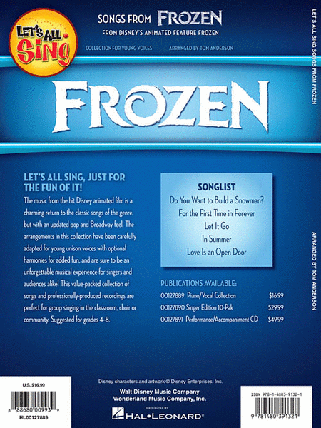Let's All Sing Songs from Frozen image number null