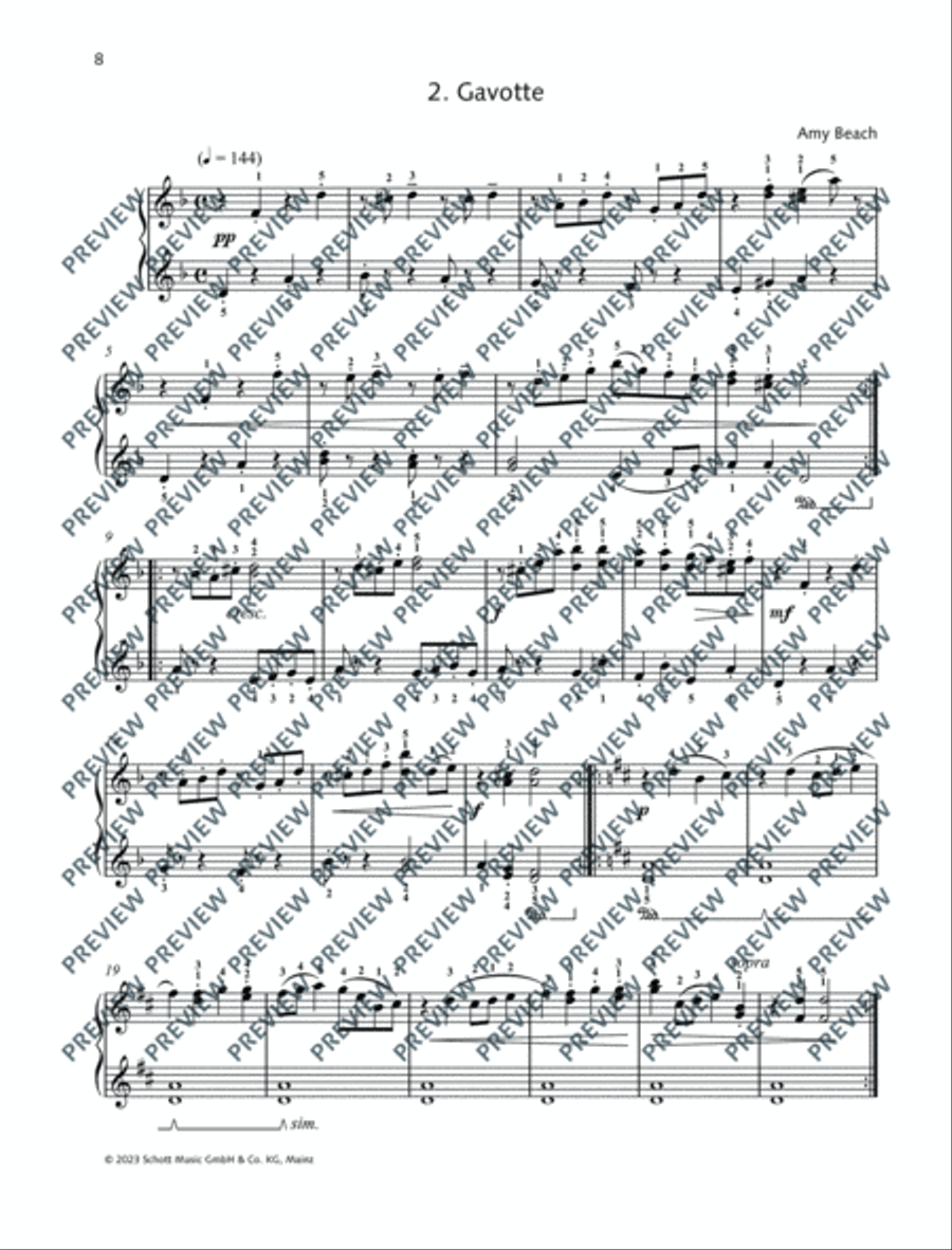 Children's Album & Children's Carnival Piano Solo scores gallery preview page 9