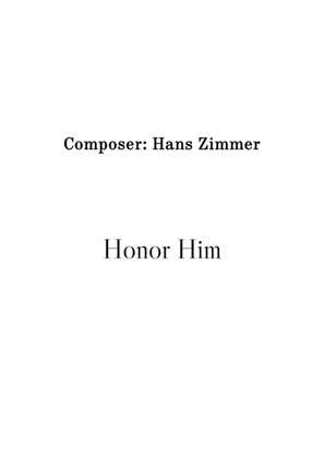 Book cover for Honor Him