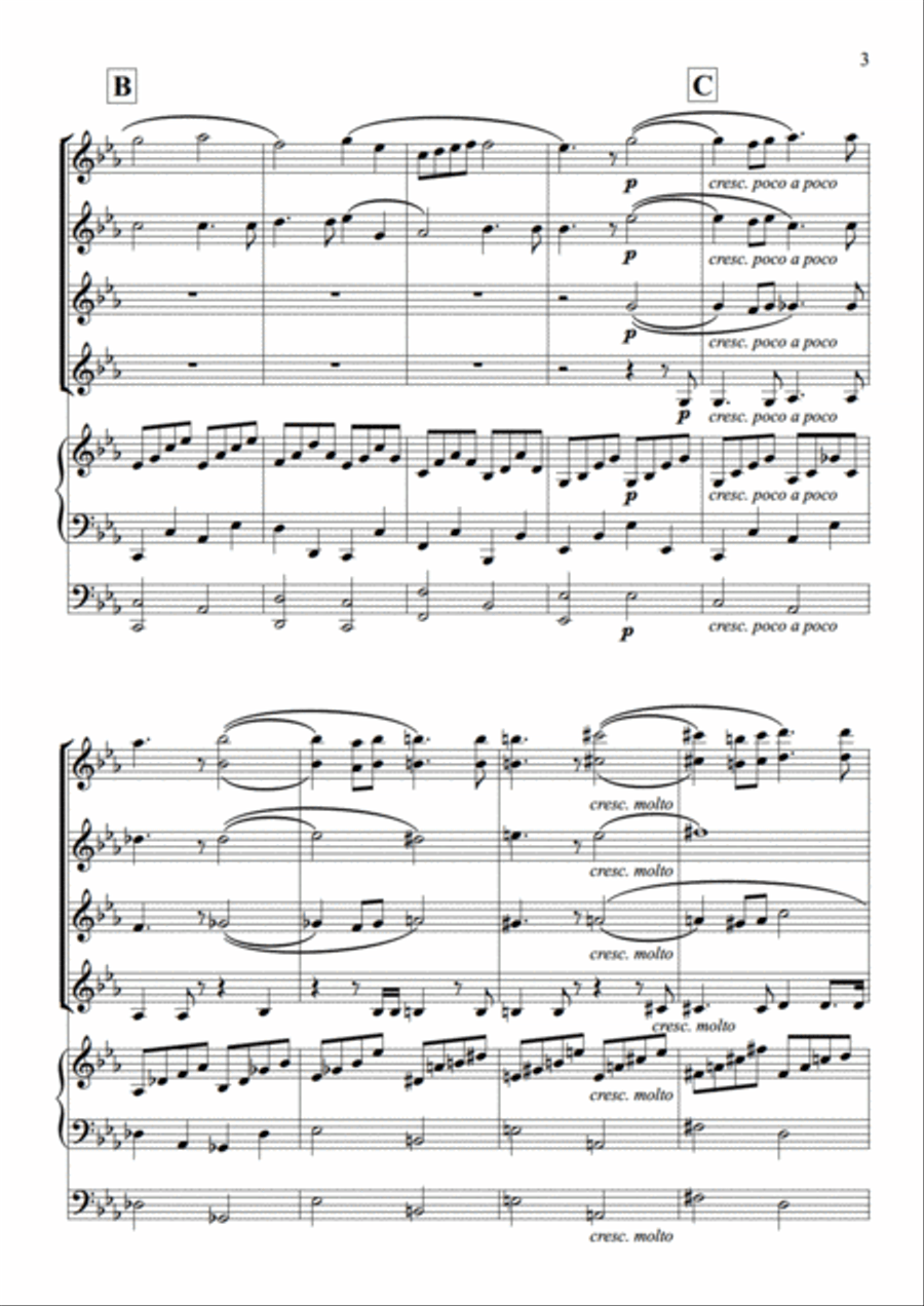 Duet From The Pearl Fishers Set of Parts scores gallery preview page 5