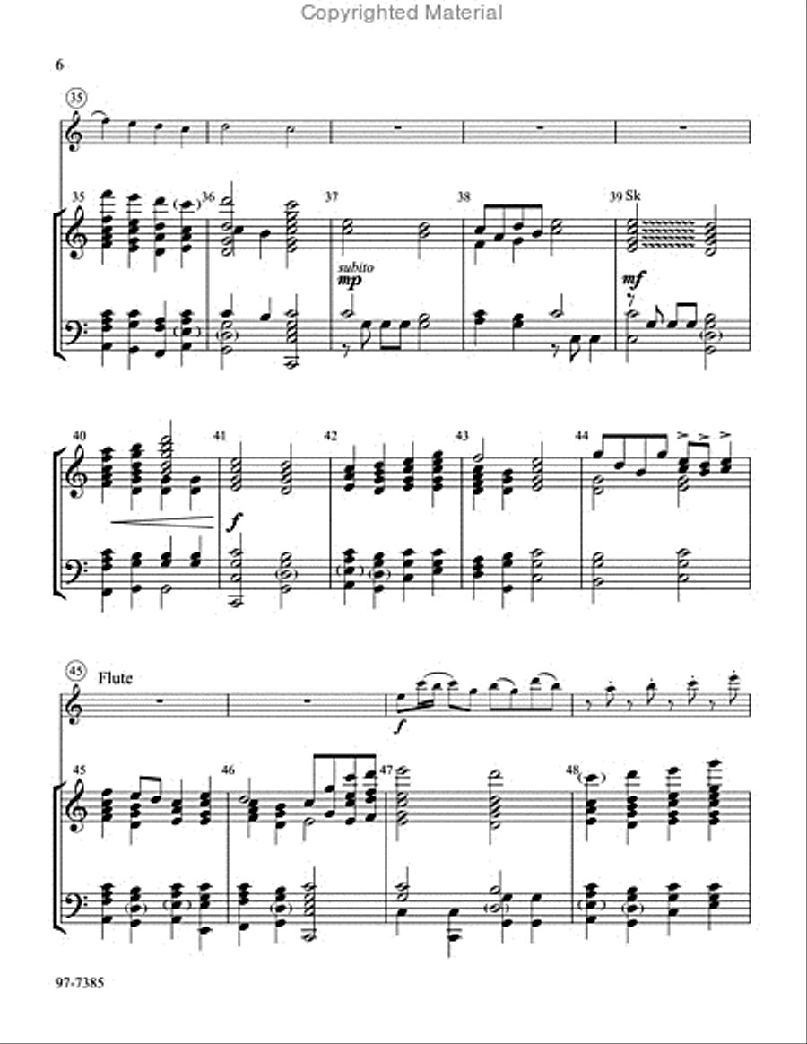 Soul, Adorn Yourself with Gladness Handbell Choir scores gallery preview page 5