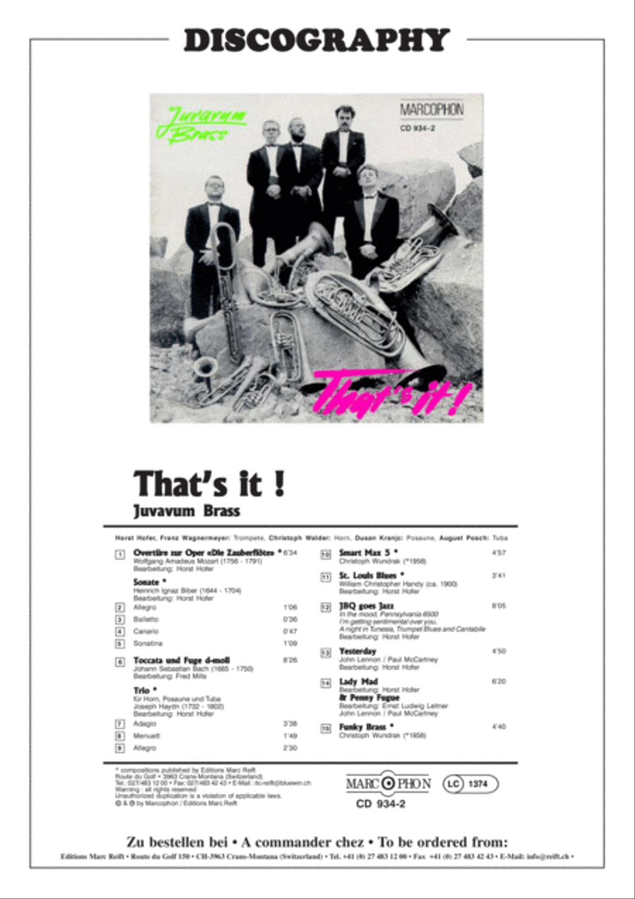 Trio Trio Horn scores gallery preview page 3