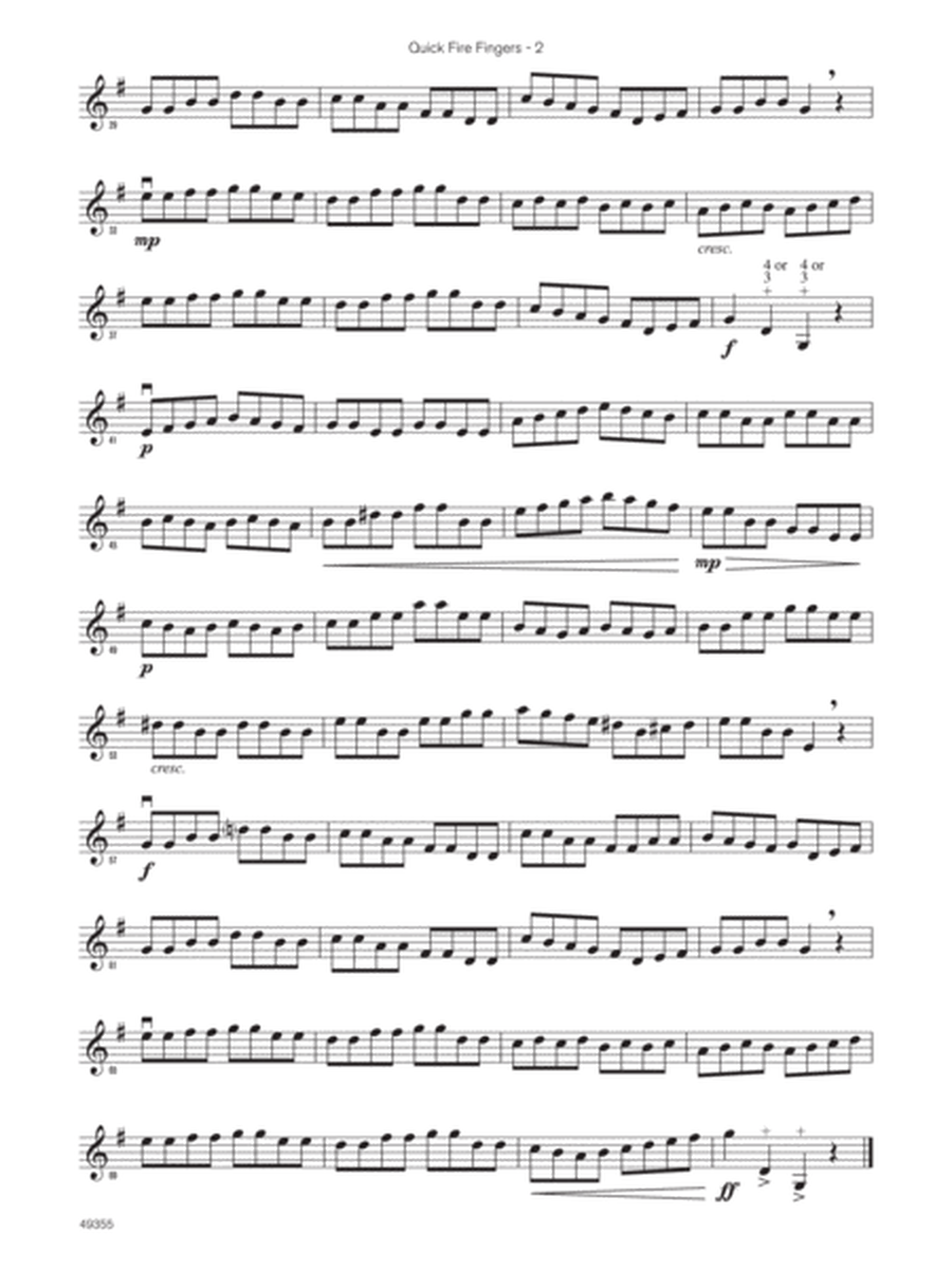 Quick Fire Fingers (Sound Innovations Soloist, Violin)