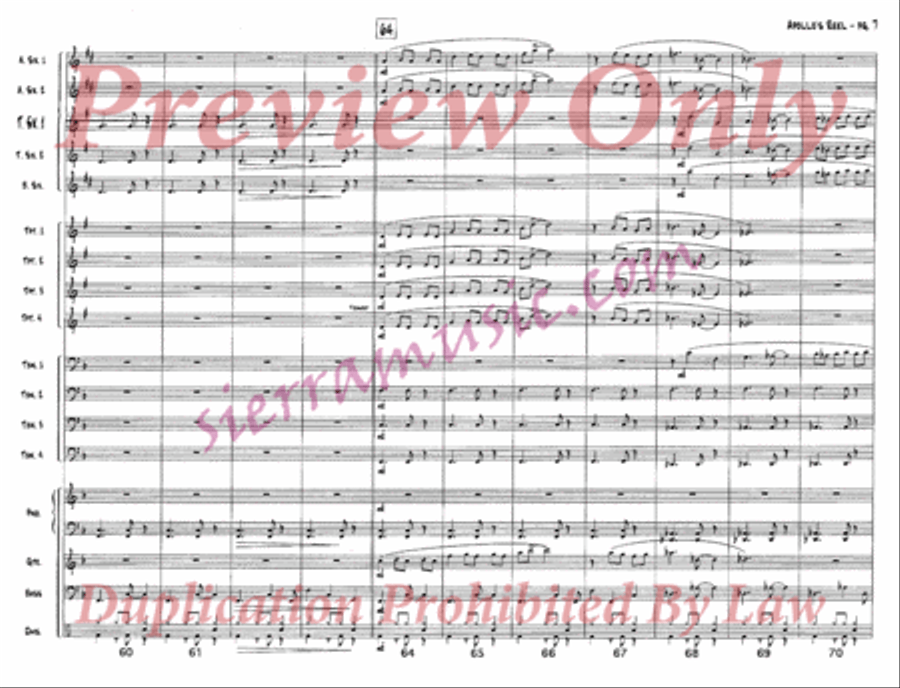 Apollo's Reel Apollo's Reel Jazz Ensemble scores gallery preview page 8