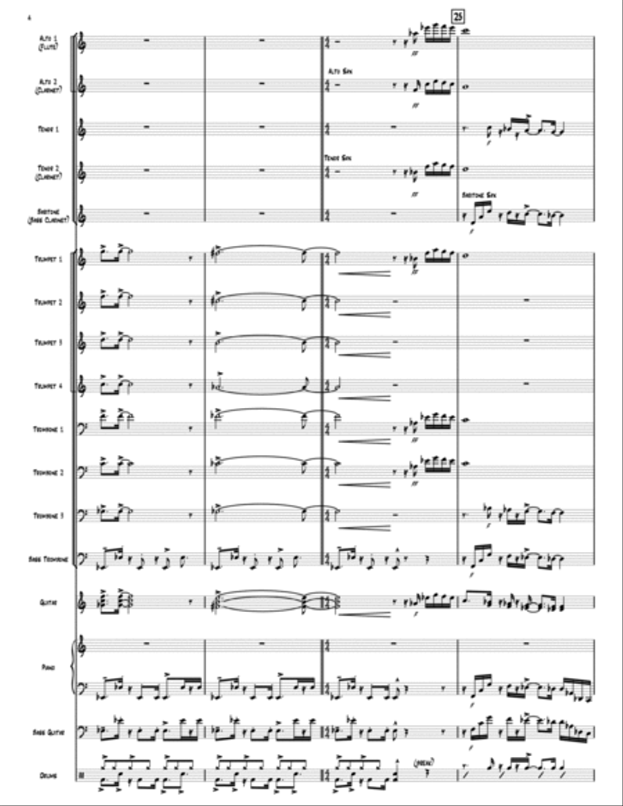 Sense of Gratitude Jazz Ensemble scores gallery preview page 4
