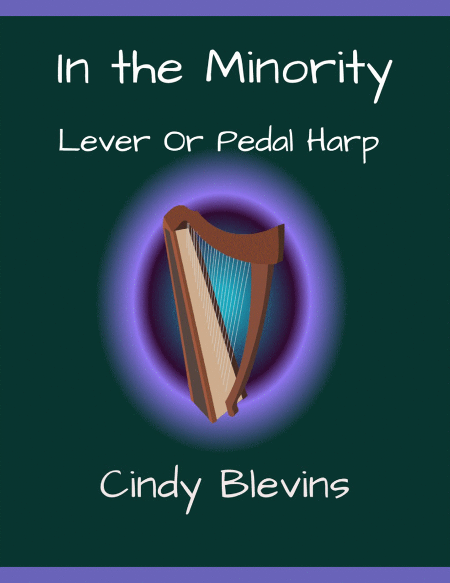 In the Minority, original solo for Lever or Pedal Harp Pedal Harp scores gallery preview page 1