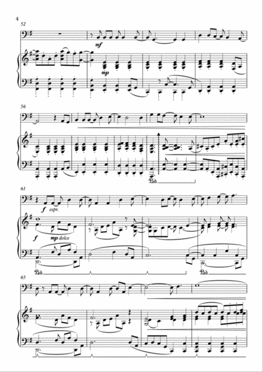 Let It Go (from Frozen) Cello Solo scores gallery preview page 4