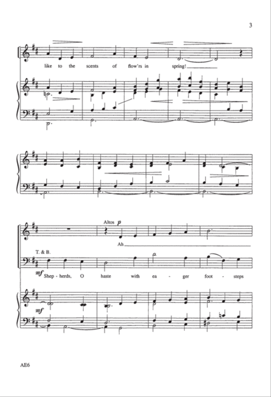 What Is This Lovely Fragrance? 4-Part scores gallery preview page 3