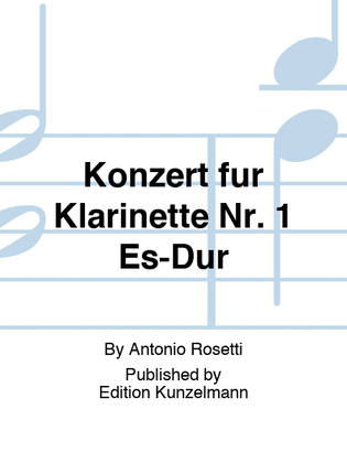 Concerto for clarinet no. 1