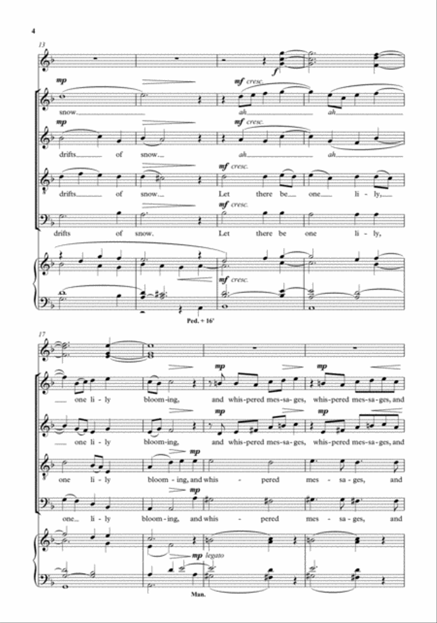 Advent Moon 4-Part scores gallery preview page 4