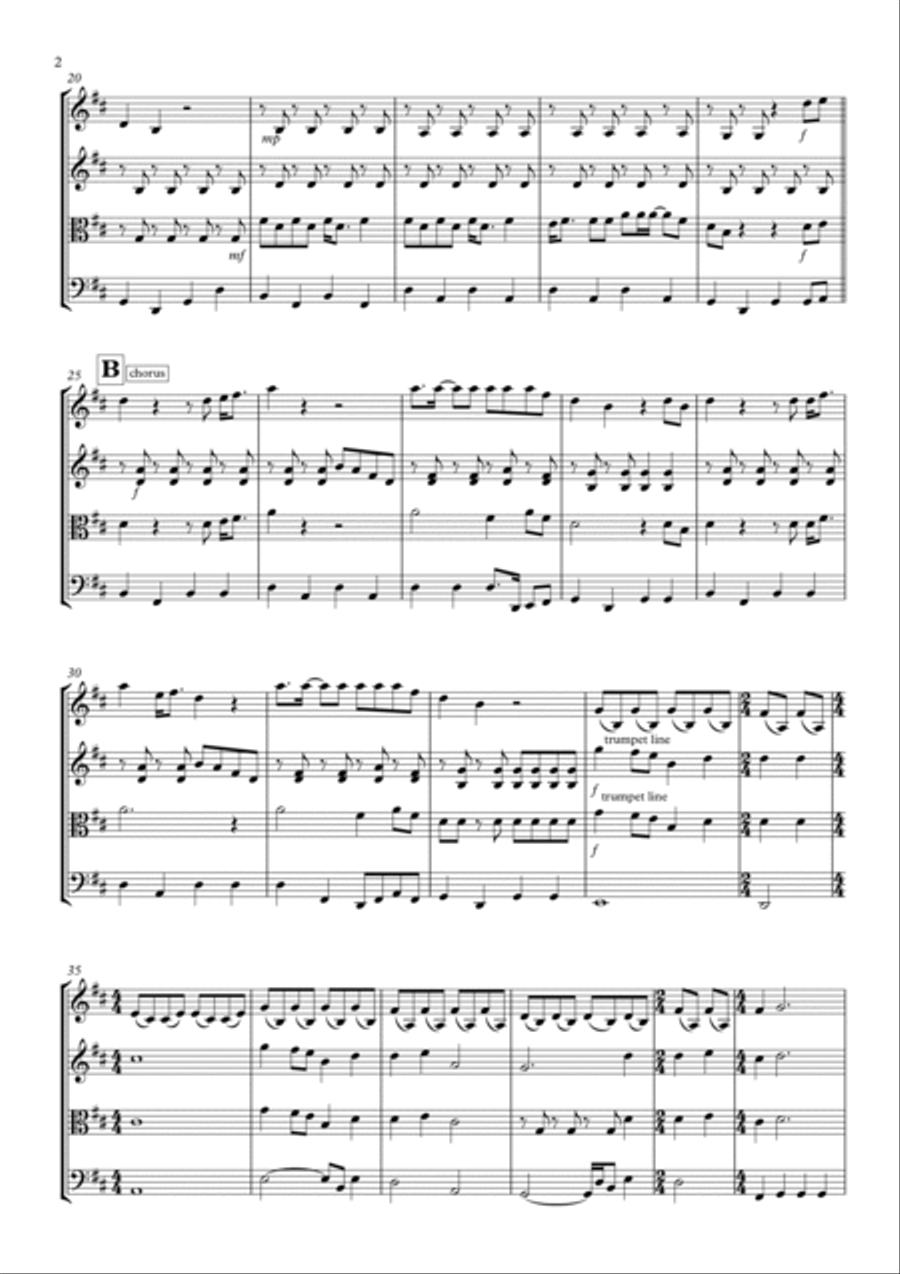 Home String Quartet scores gallery preview page 2
