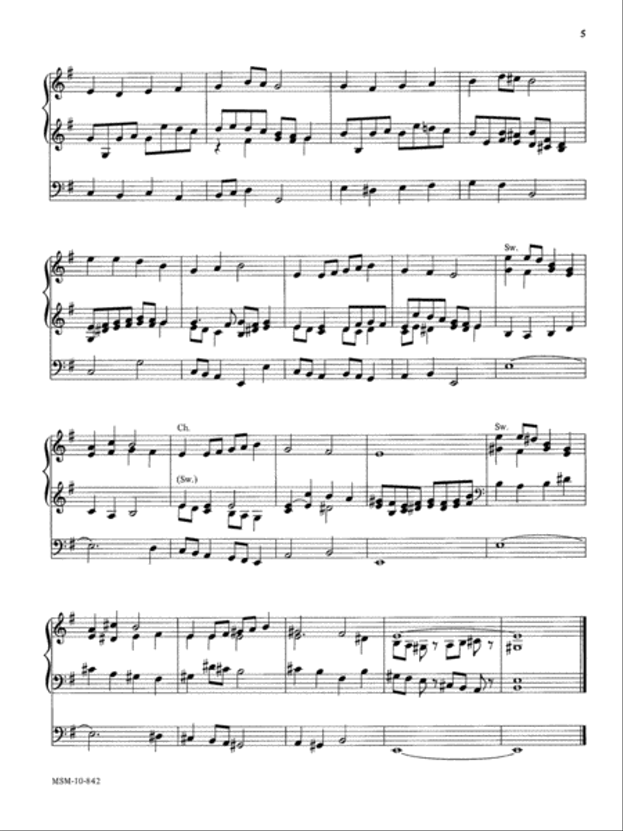 Those Wonderful Welsh, Set 2 Organ scores gallery preview page 3