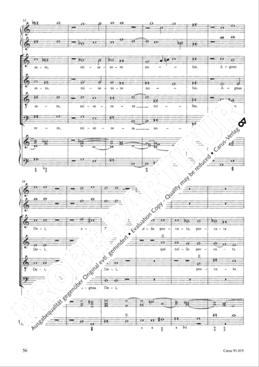 Non sine quare 4-Part scores gallery preview page 59