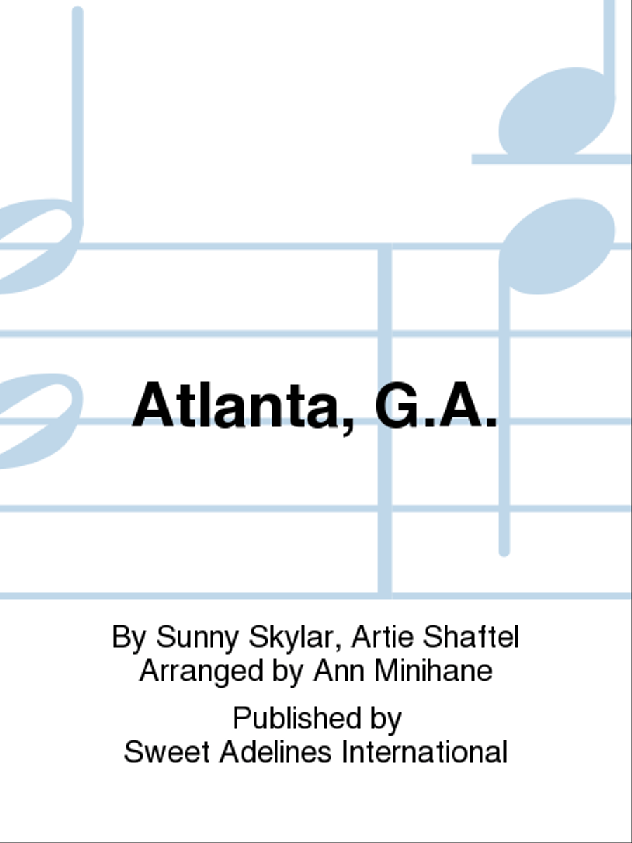 Atlanta, G.A. Atlanta, G.A. A Cappella scores gallery preview page 1