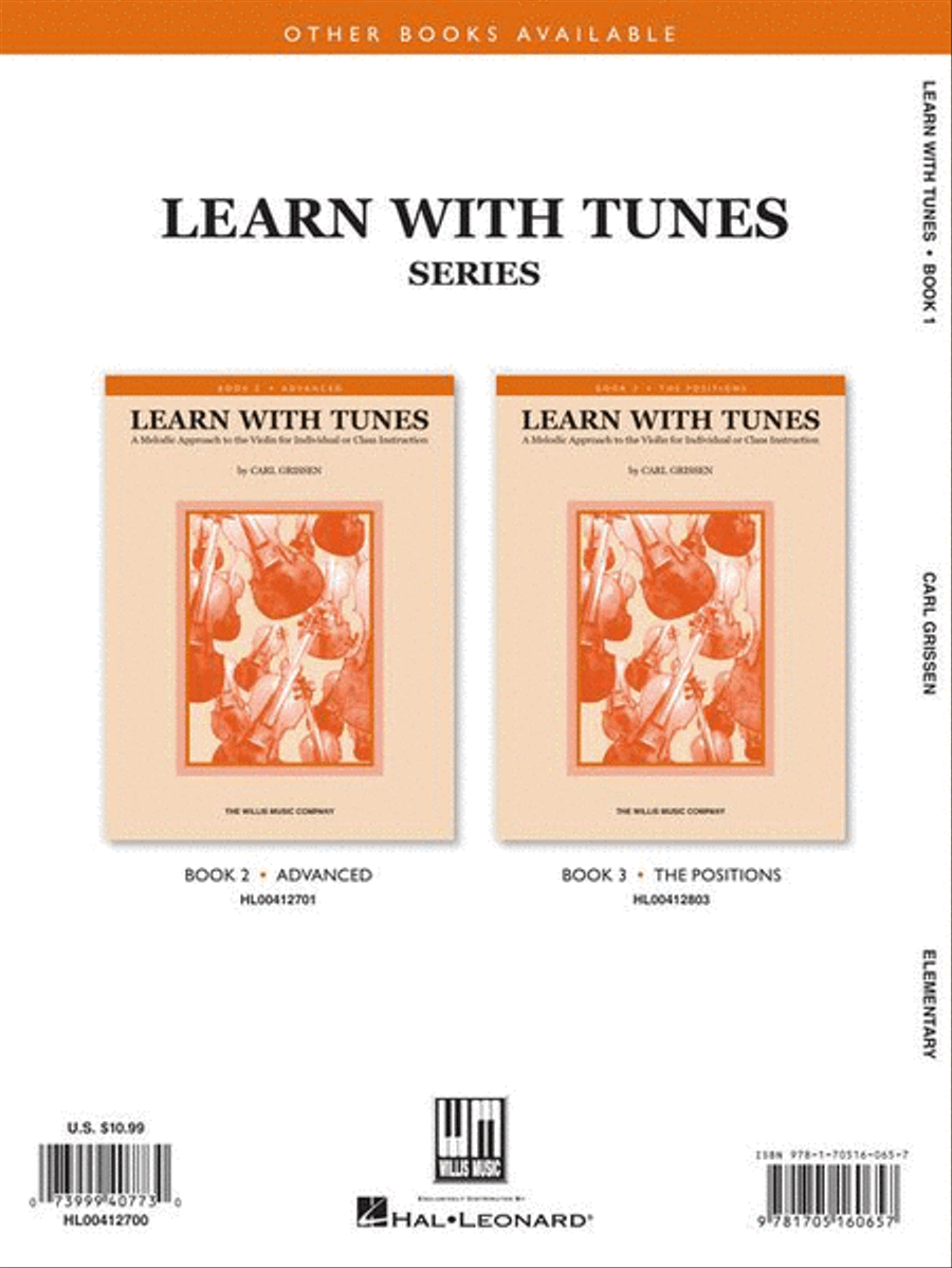 Learn with Tunes – Book 1 Violin Solo scores gallery preview page 12