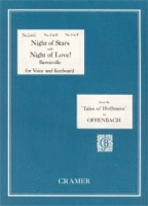 Night Of Stars & Night Of Love High Voice/Piano