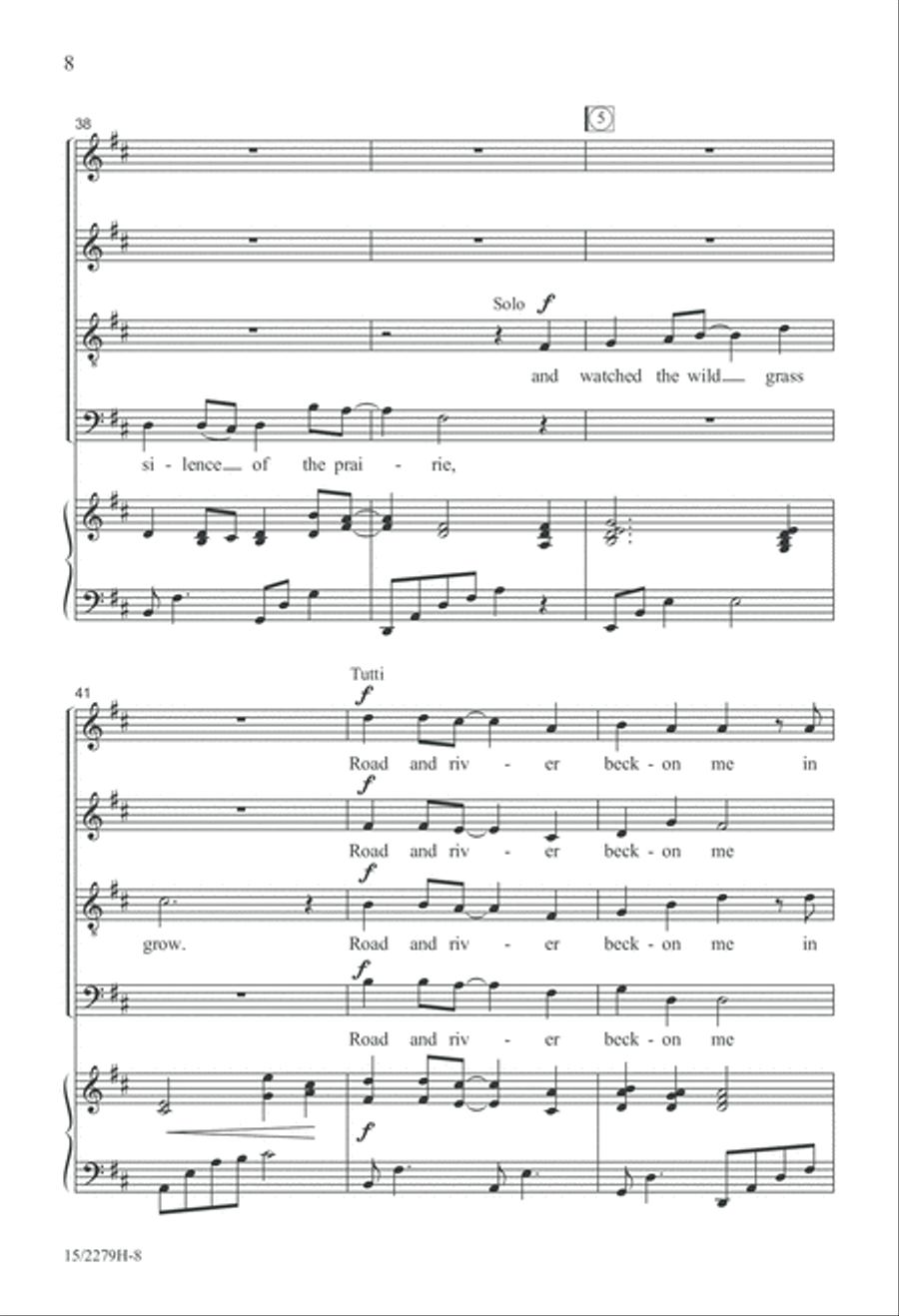 Come in from the Firefly Darkness 4-Part scores gallery preview page 8