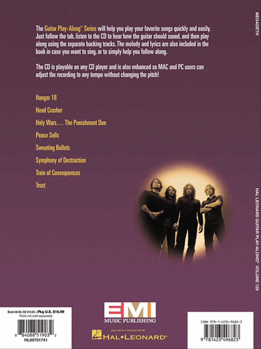 Megadeth Electric Guitar scores gallery preview page 2