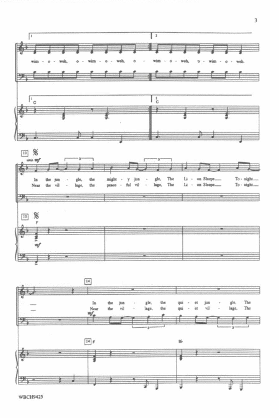 <br>Sheet music extract