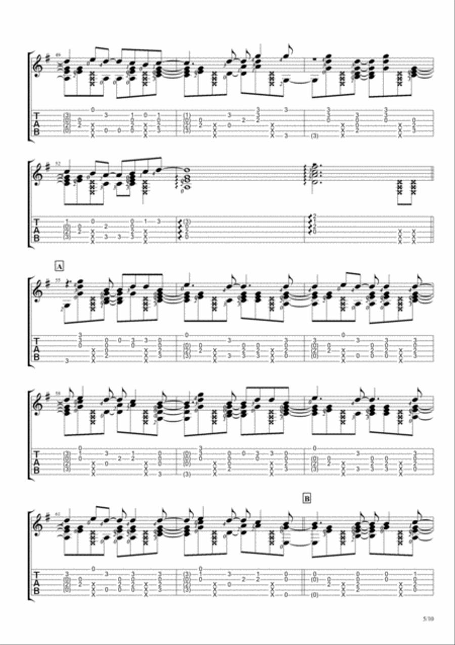 More Than Words Acoustic Guitar scores gallery preview page 5