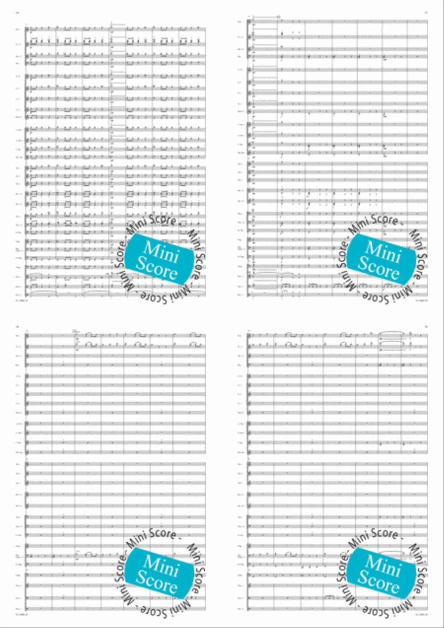 Menu Concert Band scores gallery preview page 7