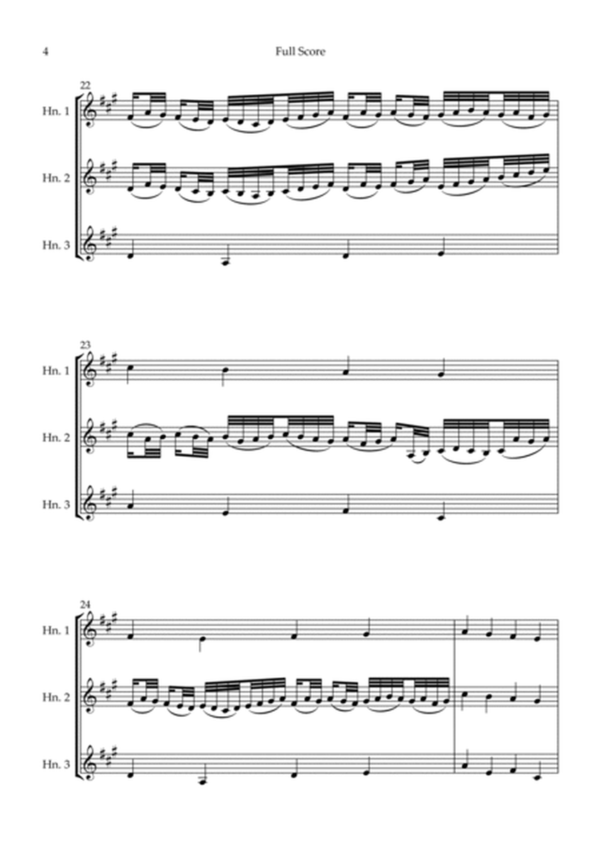 Canon - Johann Pachelbel (Wedding/Reduced Version) for Horn in F Trio image number null