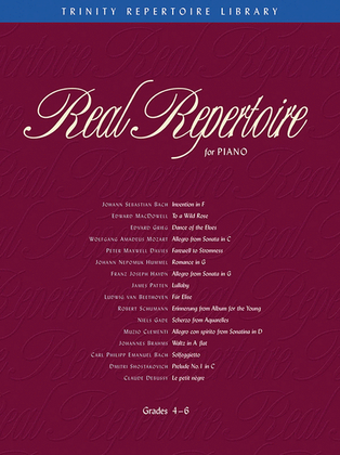 Book cover for Real Repertoire for Piano