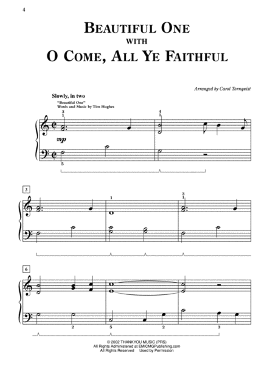 Pure & Simple Blended Worship Easy Piano scores gallery preview page 2