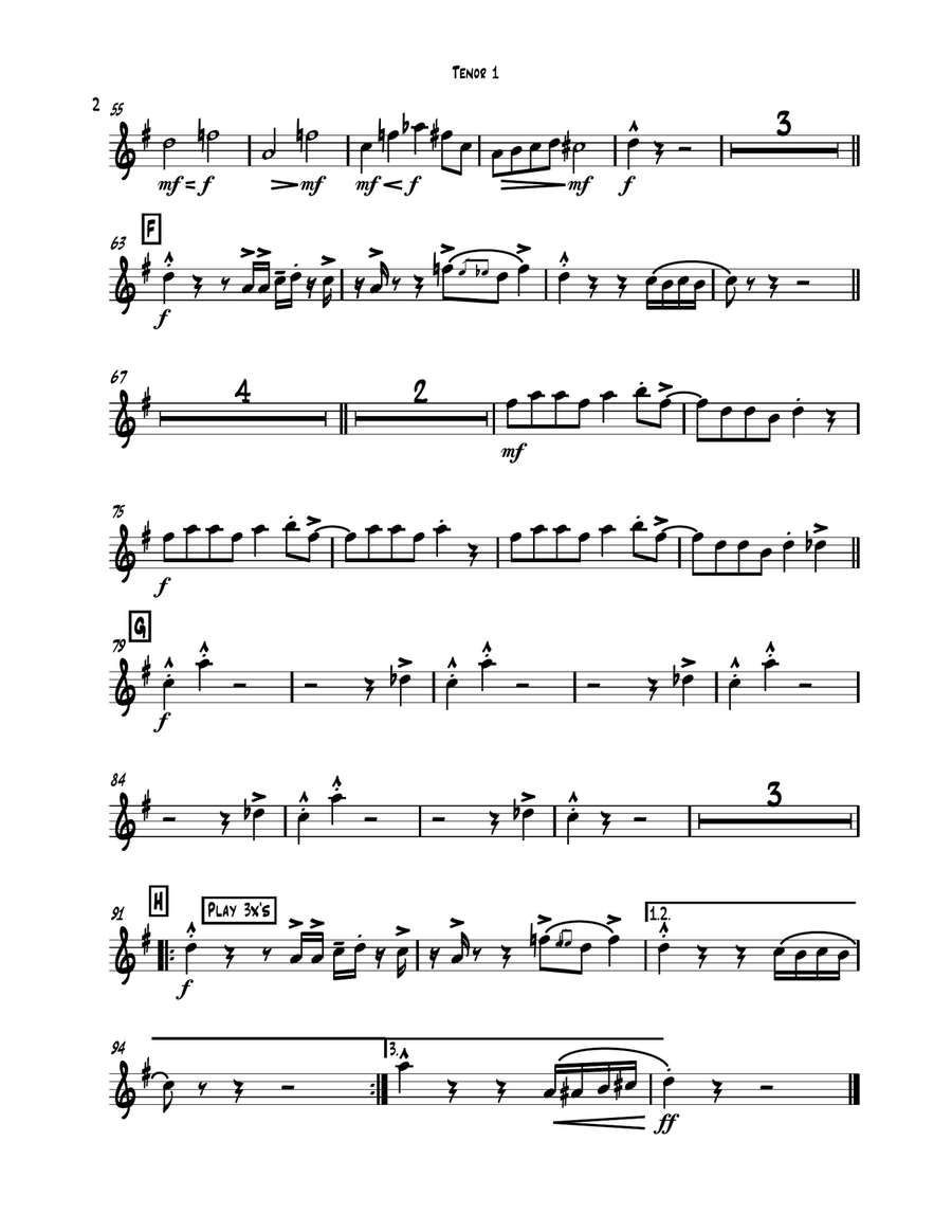Melting Pot (Kool and the Gang) Jazz Ensemble scores gallery preview page 6