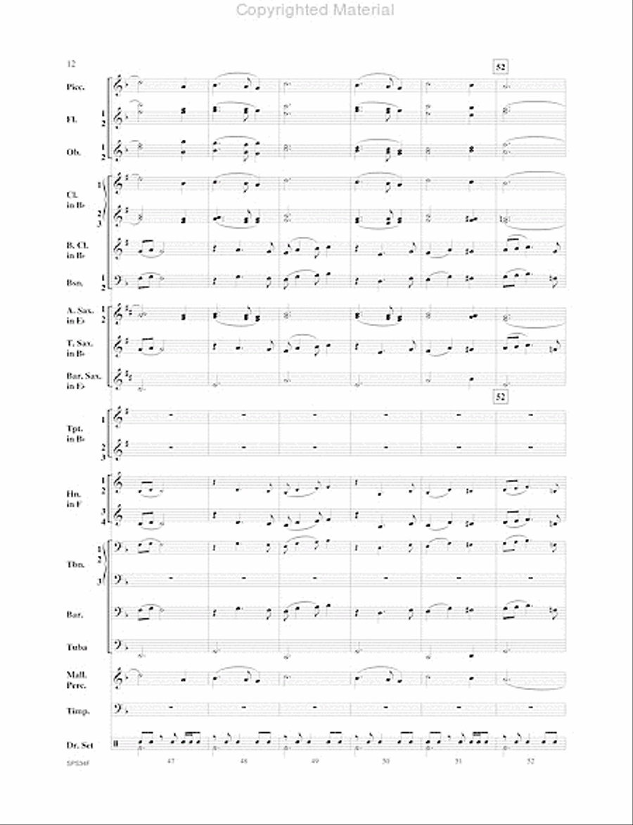 Chicago (That Toddlin' Town) Concert Band scores gallery preview page 13