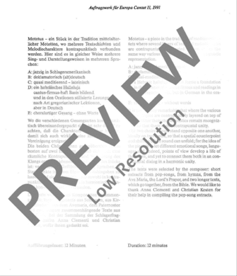Motetus I 4-Part scores gallery preview page 3
