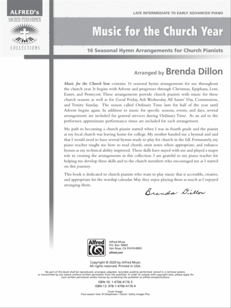 Music for the Church Year Piano Solo scores gallery preview page 2