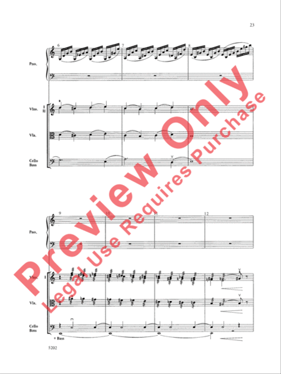 Carnival of the Animals Carnival of the Animals String Orchestra scores gallery preview page 24