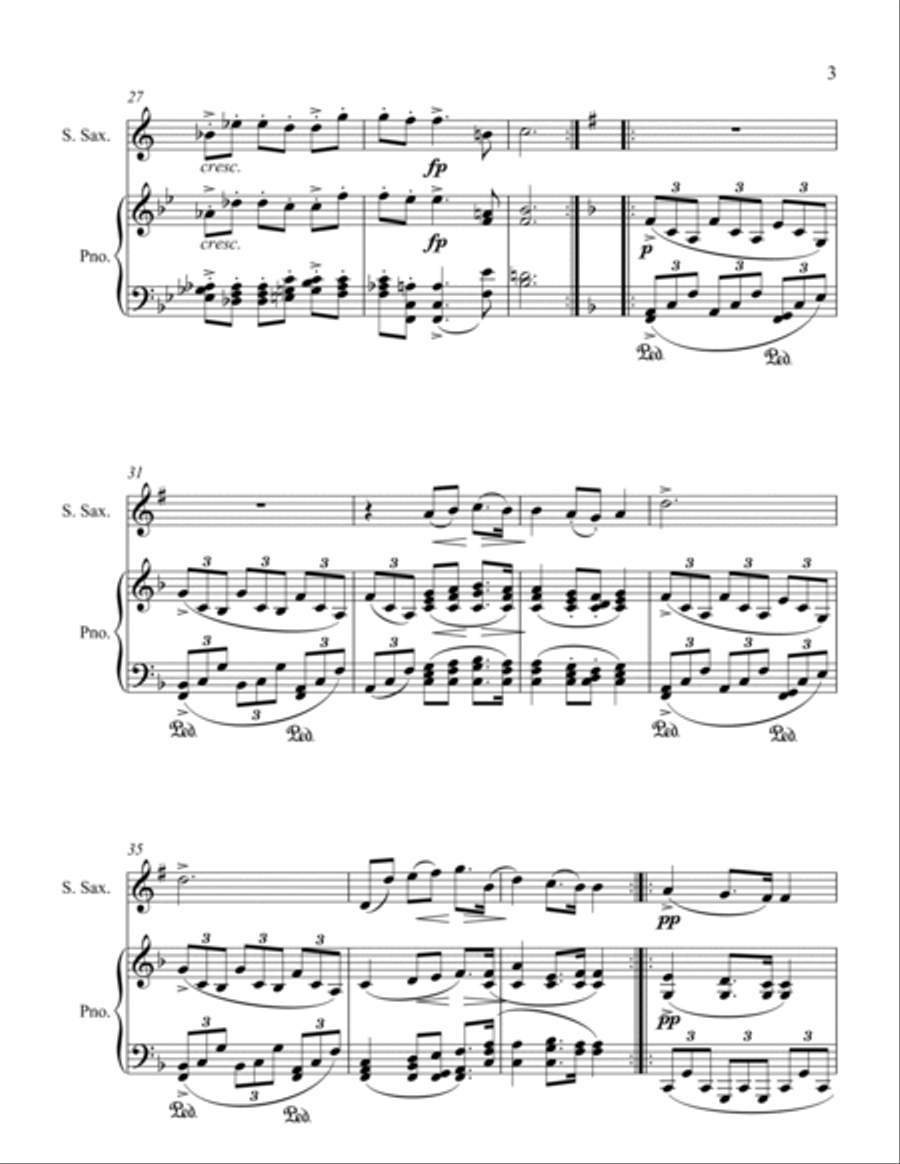 Moments Musicaux I Woodwind Duet scores gallery preview page 3