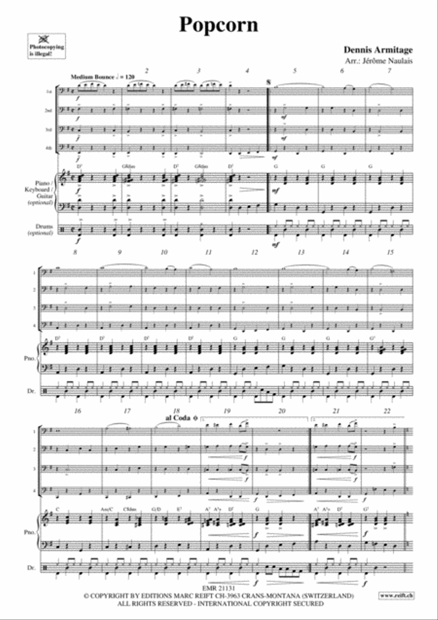 Popcorn Cello scores gallery preview page 3