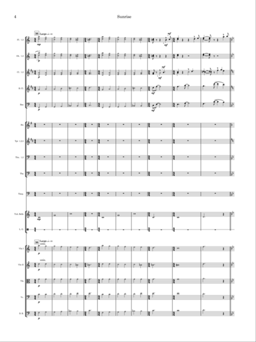 Sunrise - Orchestra Version Full Orchestra scores gallery preview page 6