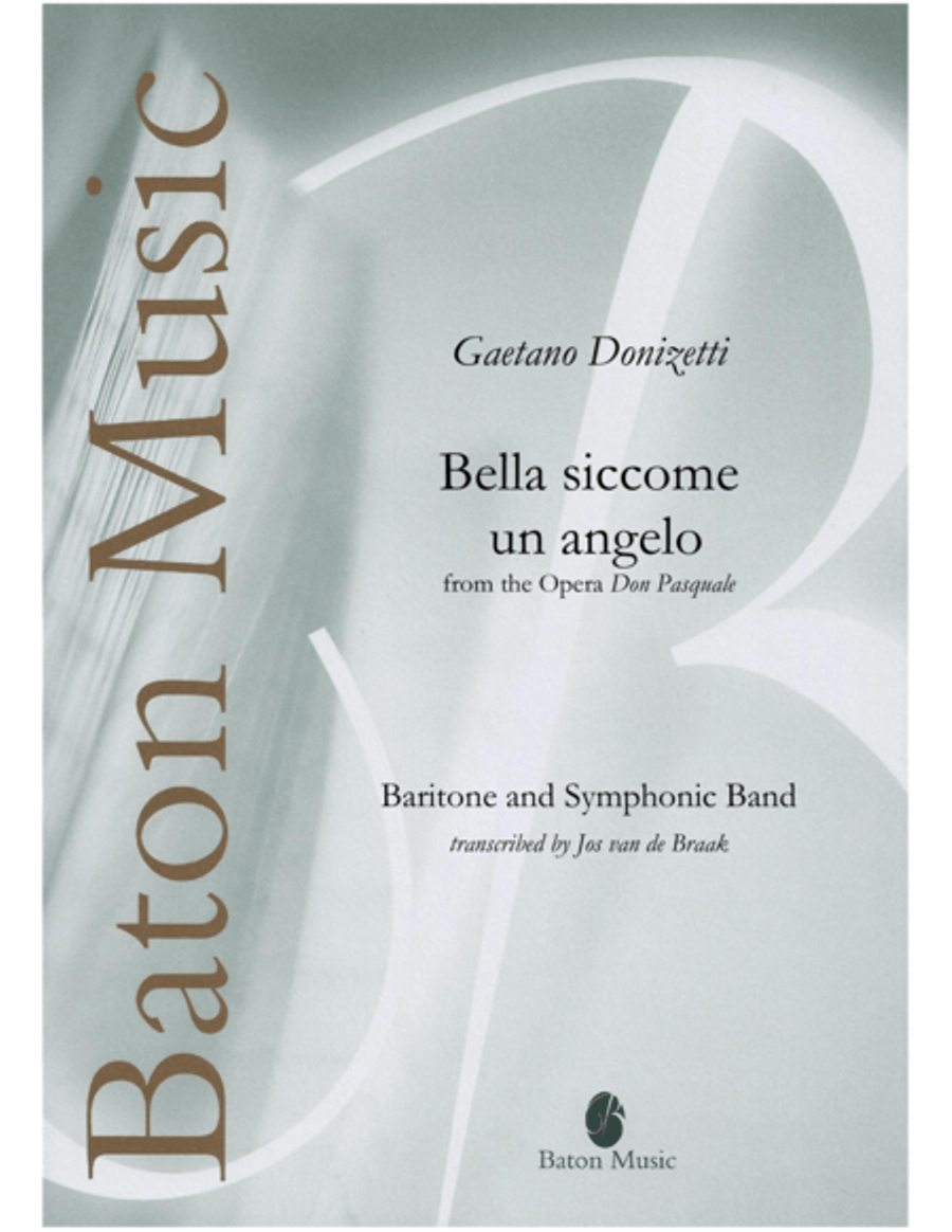 Bella siccome un angelo Concert Band scores gallery preview page 1
