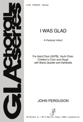 Book cover for I Was Glad - full score and parts