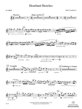 Heartland Sketches: Oboe
