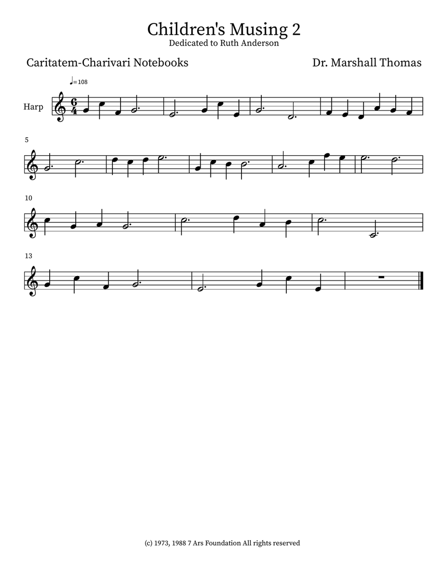 Children's Musing 2 Children's Musing 2 Small Ensemble scores gallery preview page 3